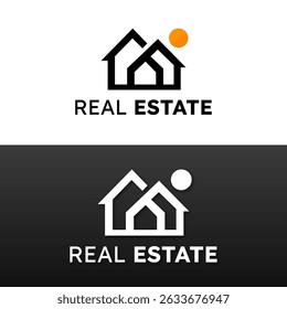 modern minimalist logo for real estate property