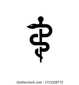 Modern Minimalist Medicine Logo Icon Vector. Eps10.