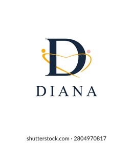 Modern minimalist monogram letter logo with clean geometric style. Suitable for business branding, startup, technology, consulting, finance, and corporate identity.
