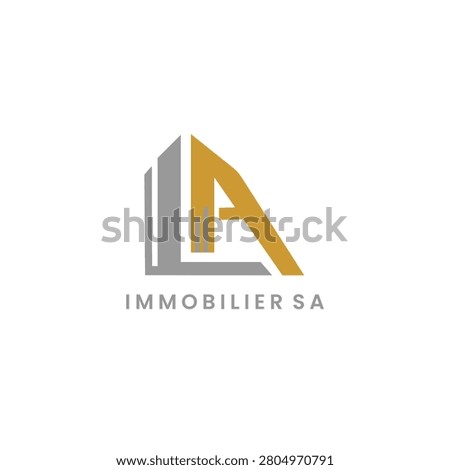 Modern minimalist monogram letter logo with clean geometric style. Suitable for business branding, startup, technology, consulting, finance, and corporate identity.