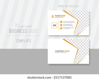 Modern and minimalist multipurpose business card template design