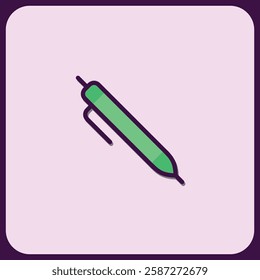 Modern Minimalist Pen Icon Design Element