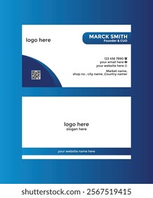 Modern , minimalist ,Professional business card design 