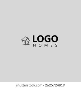 Diseño de logotipo profesional y creativo minimalista moderno para el hogar.