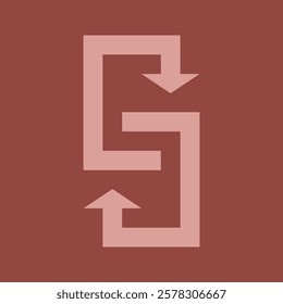 modern minimalist S C Logo