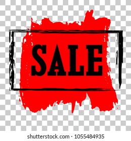 Modern minimalist sales banner.Marketing tag for promotion, commercial campaign.Isolated vector of modern illustration of stickers. Grunge painful background 