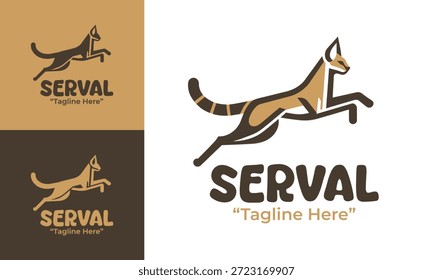 Um logotipo de serviço minimalista moderno projetado para expressar a graça selvagem e a identidade visual afiada.