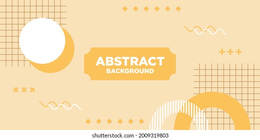 modern minimalist simple background, memphis background design, simple geometric flat element design, for presentation, advertising and promotion background