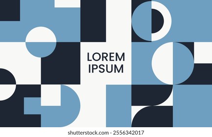 Modern Minimalist Striped Abstract Pattern. For Template Design