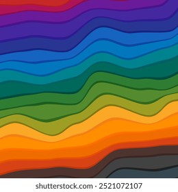 Modern Minimalist Style Coloring Poster Template Background Vector Set Collection