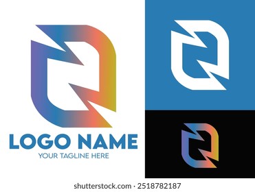 Modern Minimalist Tech Startup Abstract Logo Design for Businesses With AI Chipset Sign, Professional Creative Artificial Intelligence Startup Logo Design for Brands Companies