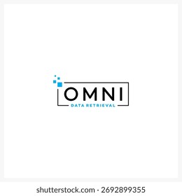 Diseño de logotipo de marca de palabras de Tecnología minimalista moderna