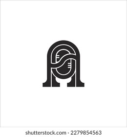Plantilla de logotipo moderna, minimalista y única