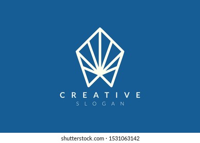 Modern Minimalist vector. Geometric shape logo. Hexagons and triangles, square icons and circle geometric logo icons vector illustration