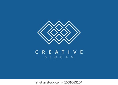 Modern Minimalist vector. Geometric shape logo. Hexagons and triangles, square icons and circle geometric logo icons vector illustration