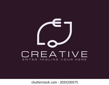 Modern minimalist vector logo of food kitchen utensils. Vector illustration.