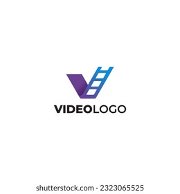 modern and minimalist video logo