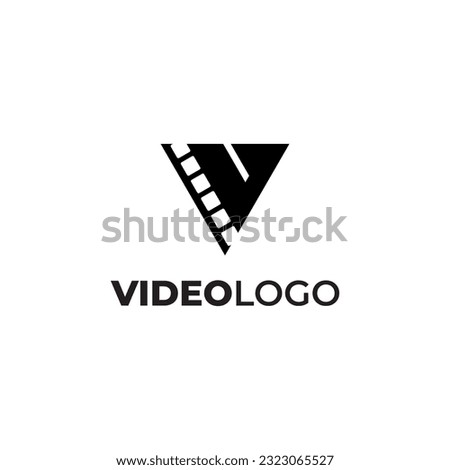 modern and minimalist video logo