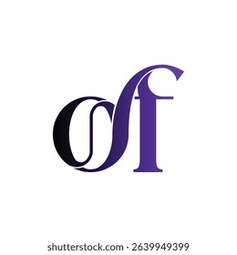 OF modern, minimalist wordmark logo design focusing on clean typography and timeless style, featuring sleek initials that convey professionalism, sophistication, and lasting brand identity.