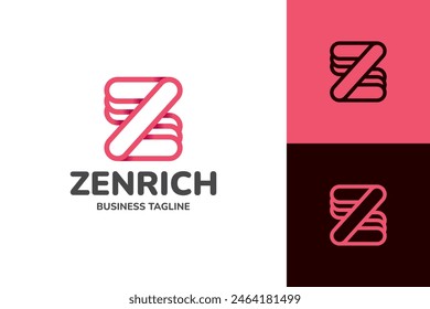 modern and minimalist z letter logo vector