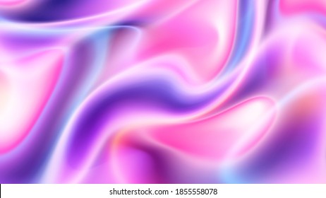 Moderno fondo vectorial minimalista borroso. Formas onduladas. El efecto de la propagación del líquido y el brillo del plasma. Imagen futurista para afiches musicales, pancartas, presentaciones.