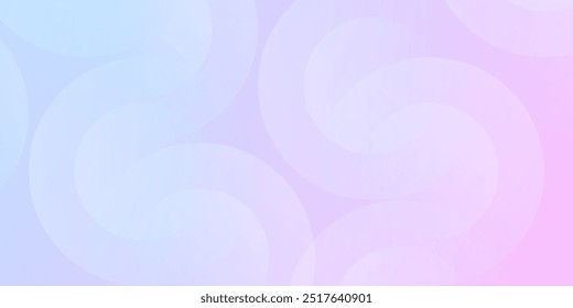 Modern Minimalistic circles banner background. Patel fluid colorful blue and purple gradations. Abstract geometric background. Vector illustration.