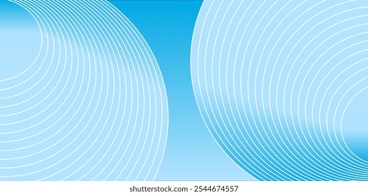 A modern and minimalistic design featuring a clean white circle overlay on a smooth blue gradient backdrop. Ideal for professional presentations, digital artwork, branding materials, and backgrounds.
