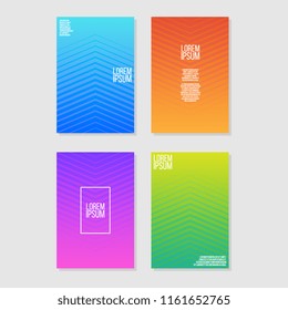 Modern Minimalistic Flyer Poster or Banner Vector Template