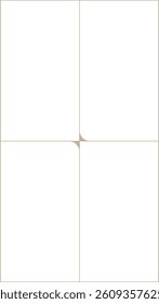 Modern Minimalistic Geometric Rectangle Frame 