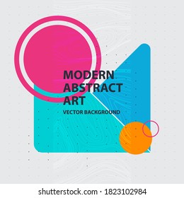 Moderno fondo minimalista de color hipster.  vector, ilustración