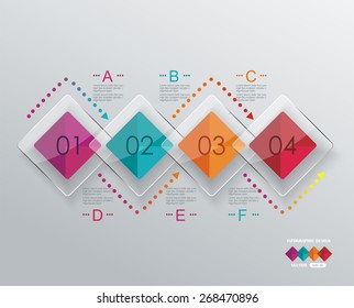 Modern minimalistic infographics banner. Vector illustration 