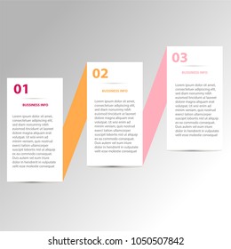 Modern Minimalistic Multicolor Infographics Template.
