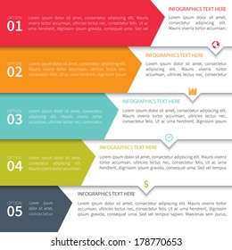 Modern Minimalistic Multicolor Infographics Template