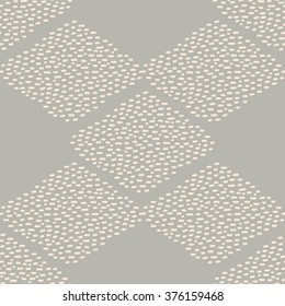 Modern minimalistic Scandinavian seamless pattern with abstract painterly strokes. Vector design clean and editable.
