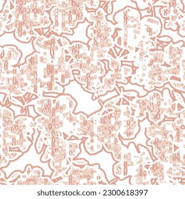 Modern minimalistic seamless pattern. Contemporary background with tropical abstract minimalist shapes. Trendy vector illustration perfect for prints, fabric, wrapping paper, textile,