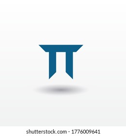 Modern Minimalistic Simple Abstract Business Temple Logo Icon Design