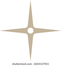 Modern Minimalistic Sparkle Design Element
