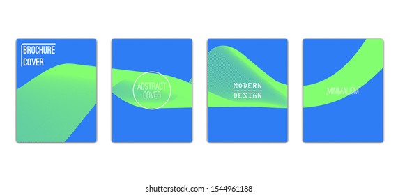 Modern minimalistic template gradient design for web. Poster flyer halftone gradients patterns. Halftone linear geometric covers .  Vector illustration EPS10