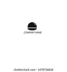 Modern minimalistic vector logo of food