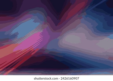 Modern mix grainy gradient background | Abstract background of colorful liner abstract texture of acrylic background | Abstract rainbow fractal wavy background and texture | Tropical exotic twisted bg