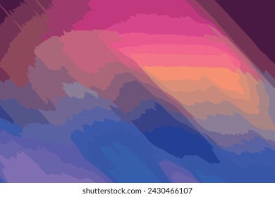 Modern mix grainy gradient background | Abstract background of colorful liner abstract texture of acrylic background | Abstract rainbow fractal wavy background and texture | Tropical exotic twisted bg