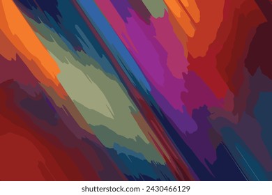Modern mix grainy gradient background | Abstract background of colorful liner abstract texture of acrylic background | Abstract rainbow fractal wavy background and texture | Tropical exotic twisted bg