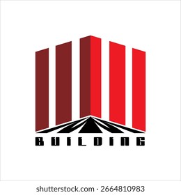Moderno Vector de texto MM BUILDING, diseño del logotipo de la empresa.