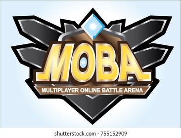 modern mobile game logo