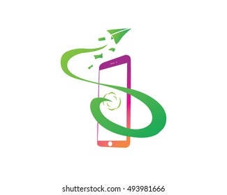 Modern Mobile Payment Logo - Reliable Online Mobile Payment