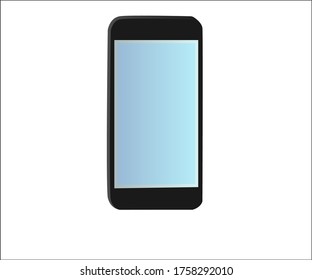 Modernes Mobiltelefon. Ein intelligentes Gerät für einen geschickten Benutzer. Vektorgrafik.