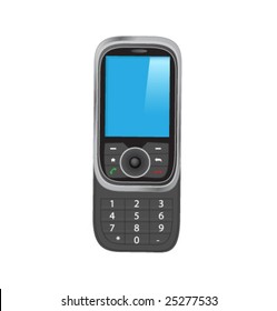 Modern mobile phone, vector illustration