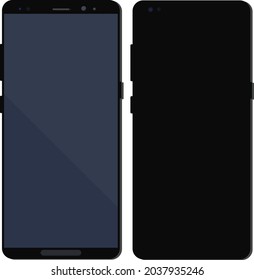 modern mobile phone vector template