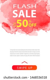Modern mobile for sale banners. Sale banner template design, Flash sale special offer and can use for web banner pop ads, half-page ads and rectangle ads. Eps 10. Vector