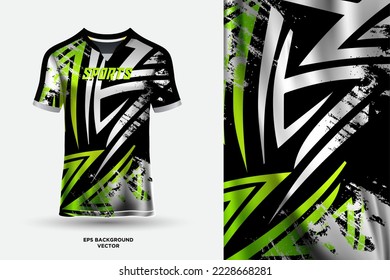 Modern mockup jersey design template vector